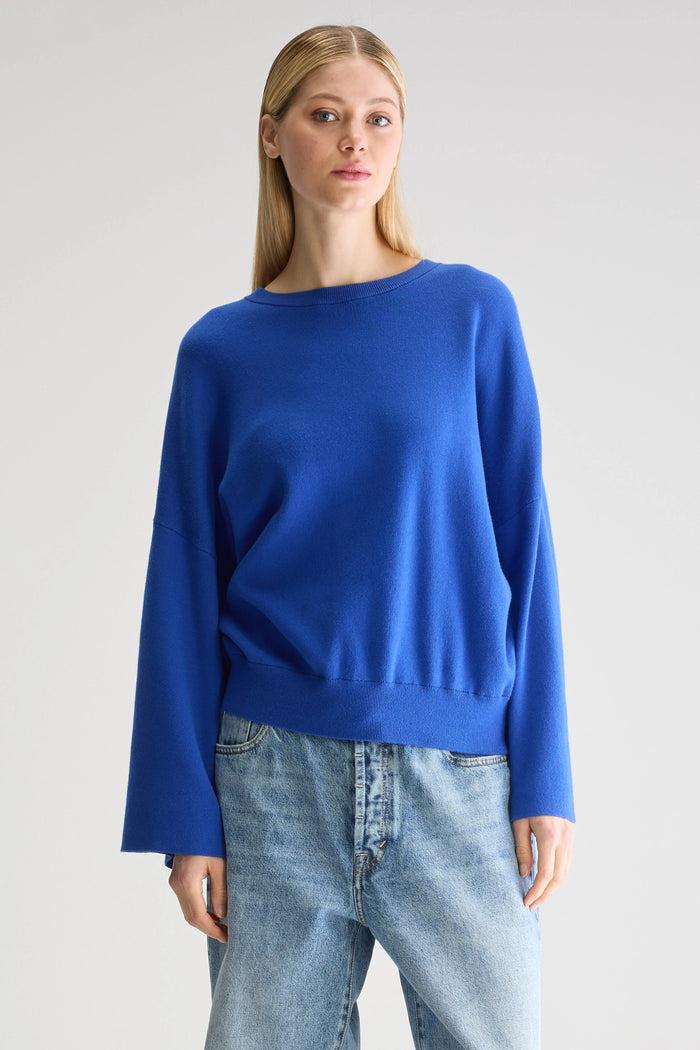 Bellerose Pull Oversize Bleu Pour Femmes