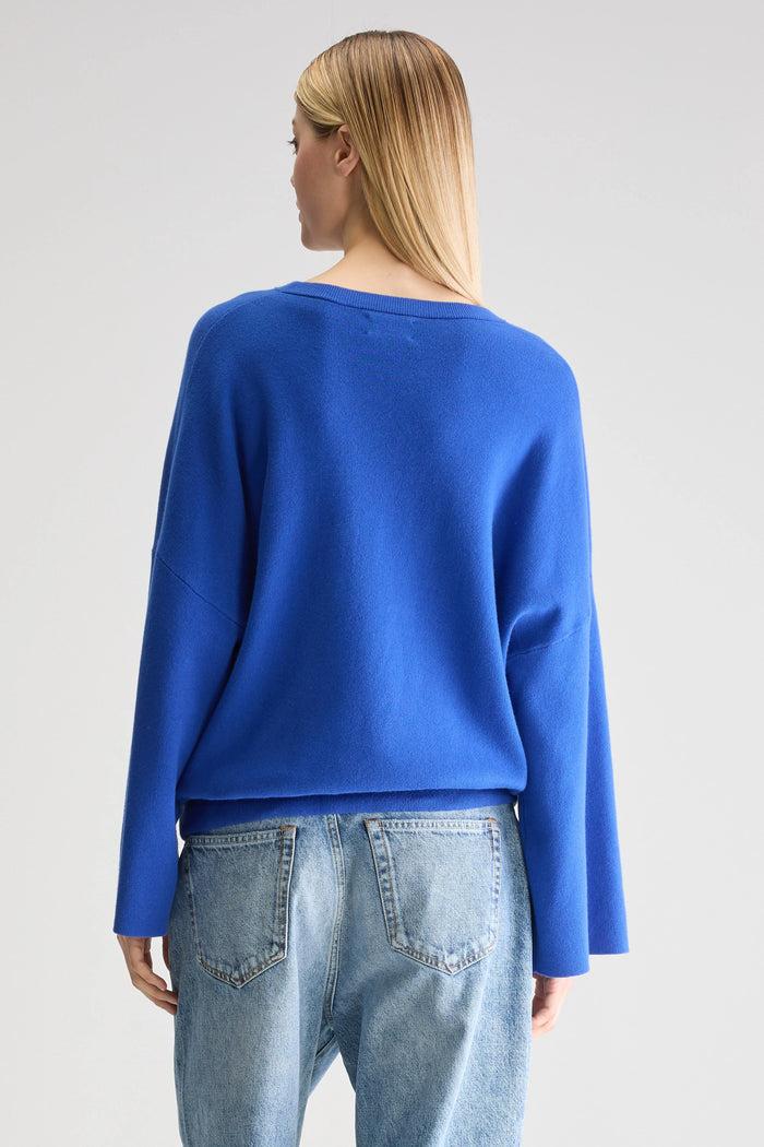 Bellerose Pull Oversize Bleu Pour Femmes