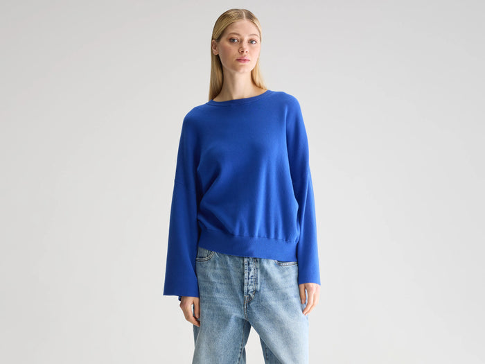 Bellerose Pull Oversize Bleu Pour Femmes