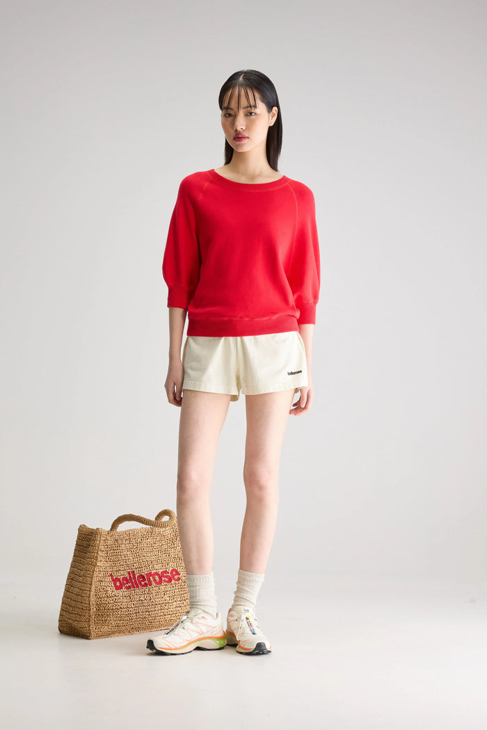 Bellerose Pull Oversize Rouge Pour Femmes