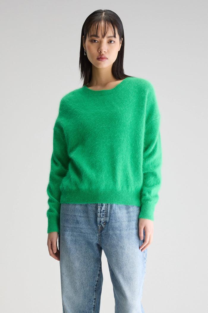 Bellerose Pull Oversize Vert Pour Femmes