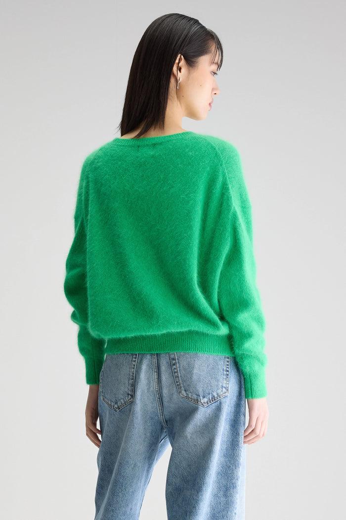 Bellerose Pull Oversize Vert Pour Femmes