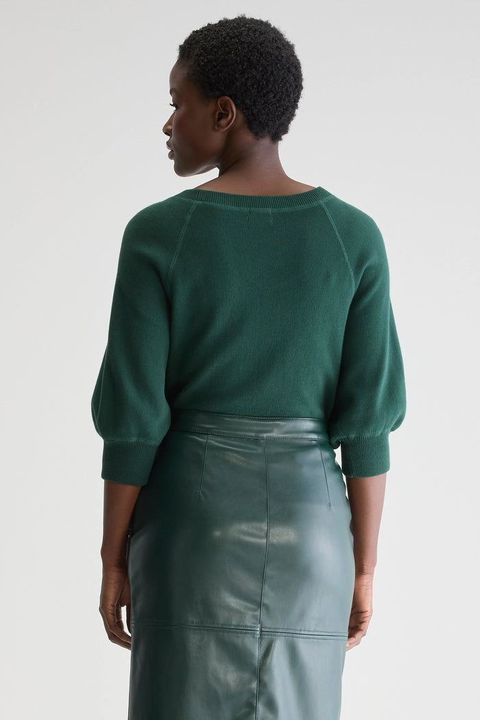 Bellerose Pull Oversize Vert Pour Femmes