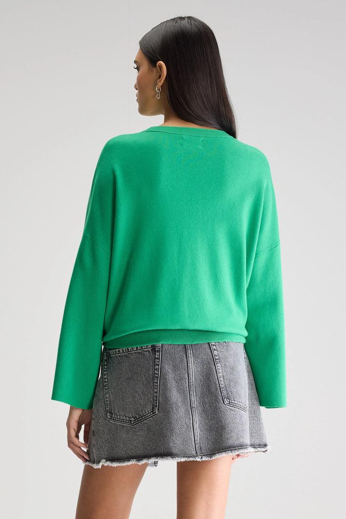 Bellerose Pull Oversize Vert Pour Femmes