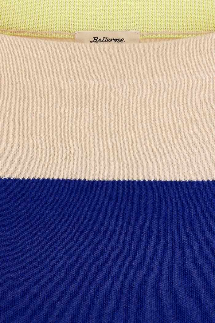Bellerose Pull Rayé à Col Rond Pour Filles