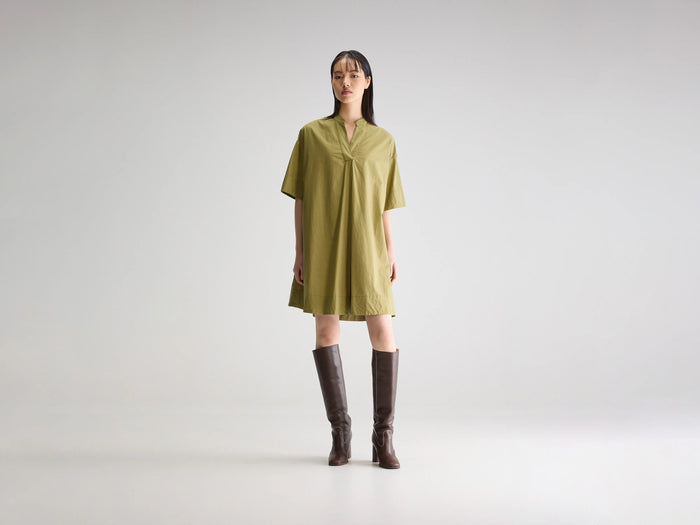Bellerose Robe chemise kaki pour femmes