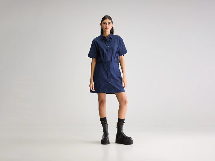 Bellerose Robe Chemise Marine Pour Femmes
