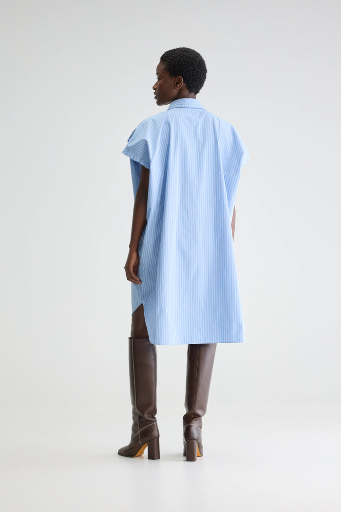 Bellerose Robe Chemise Rayée Oversize Pour Femmes
