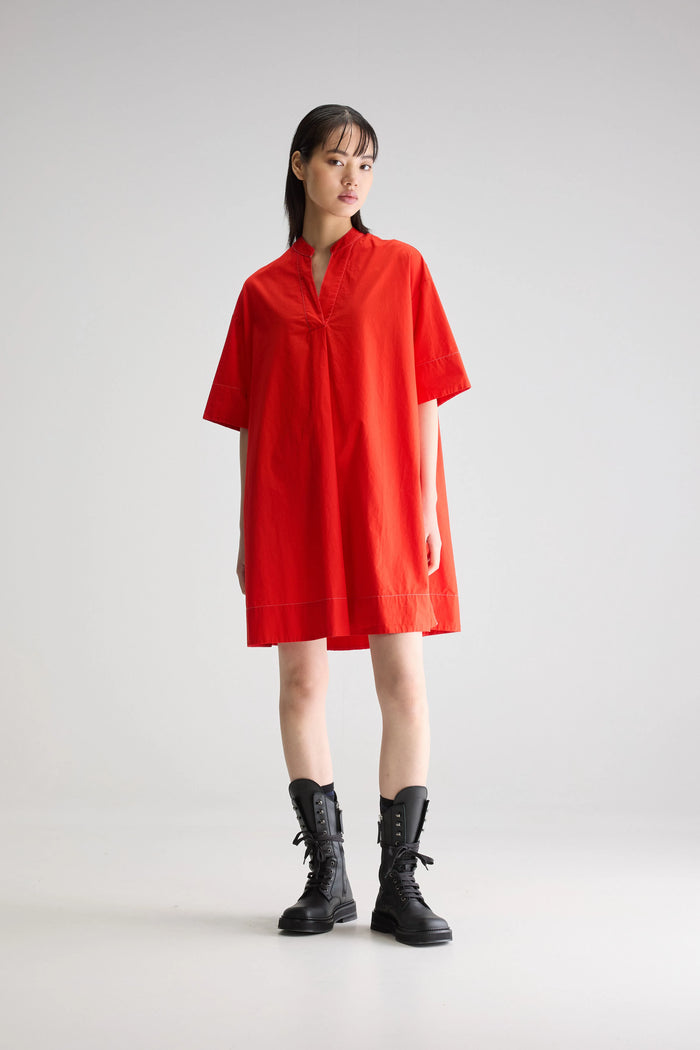 Bellerose Robe Chemise Rouge Pour Femmes