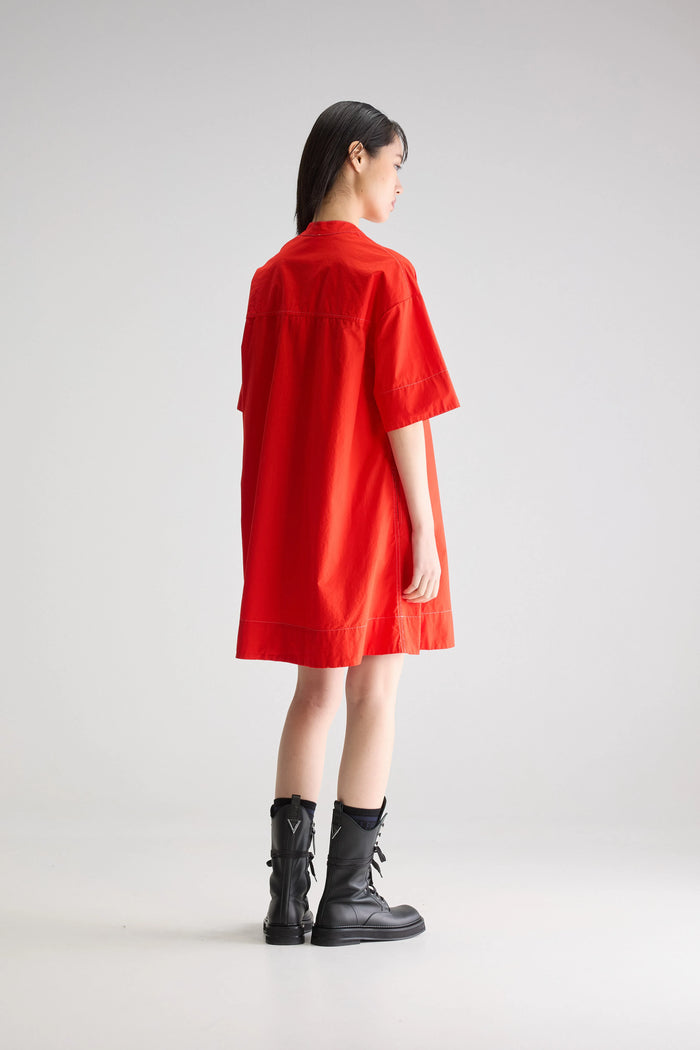 Bellerose Robe Chemise Rouge Pour Femmes