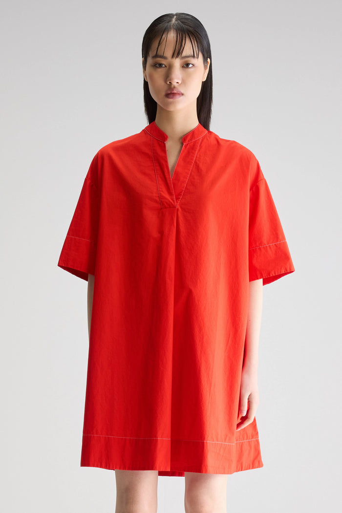 Bellerose Robe Chemise Rouge Pour Femmes