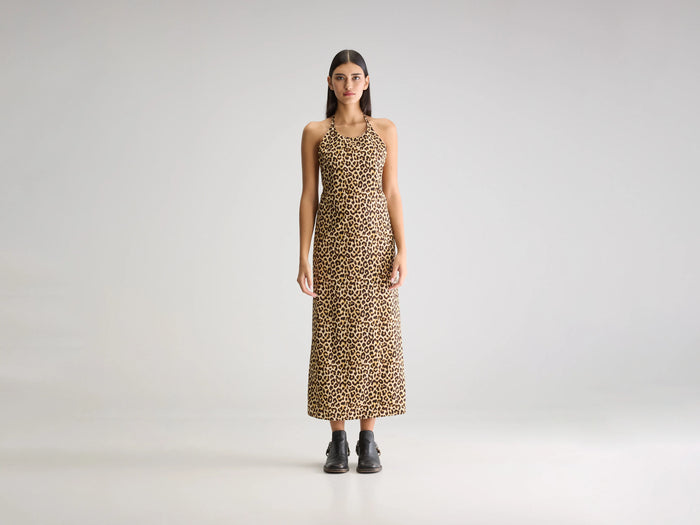 Bellerose Robe Longue Léopard Pour Femmes