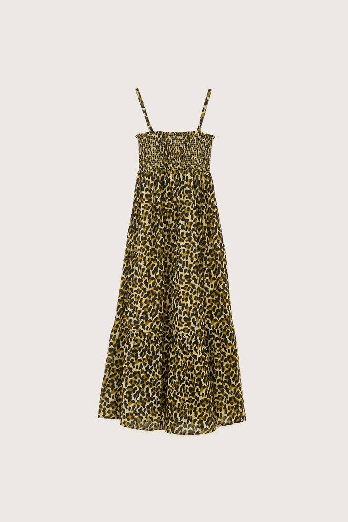 Bellerose Robe Longue Léopard Pour Filles