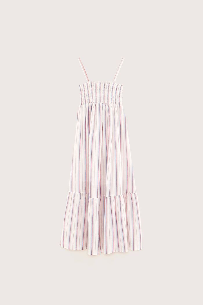 Bellerose Robe Longue Rayée Pour Filles