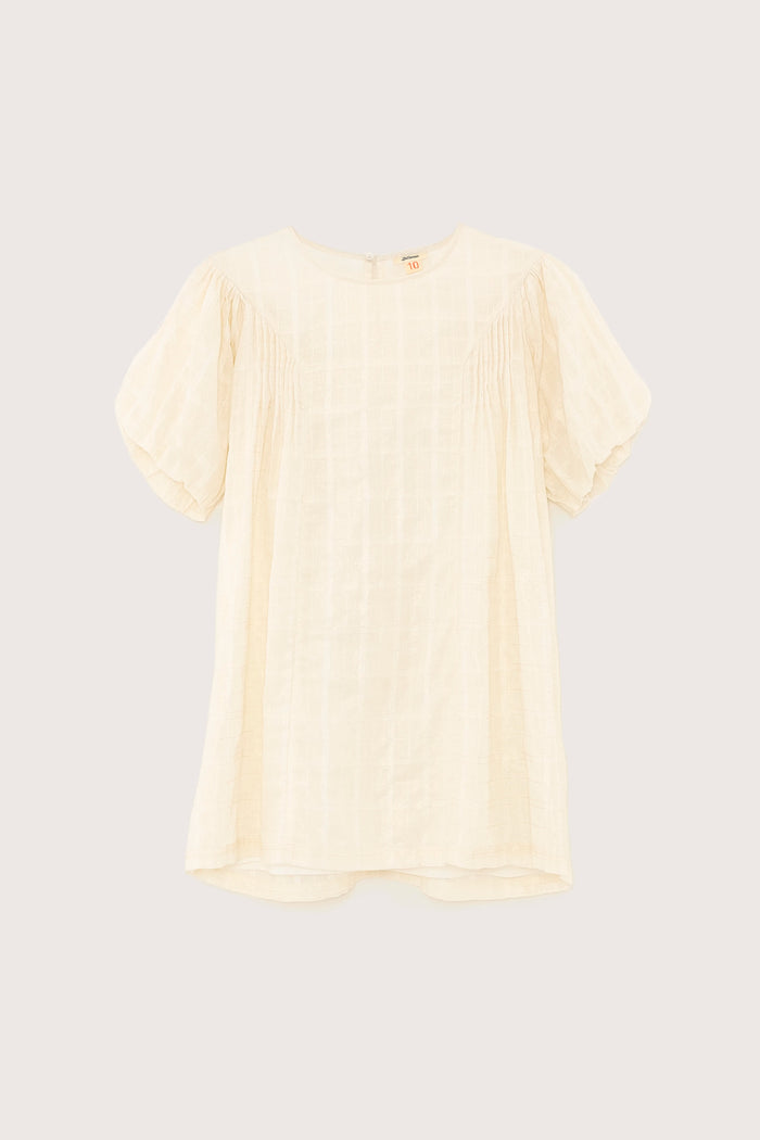 Bellerose Robe Mini Babydoll Dorée Pour Filles