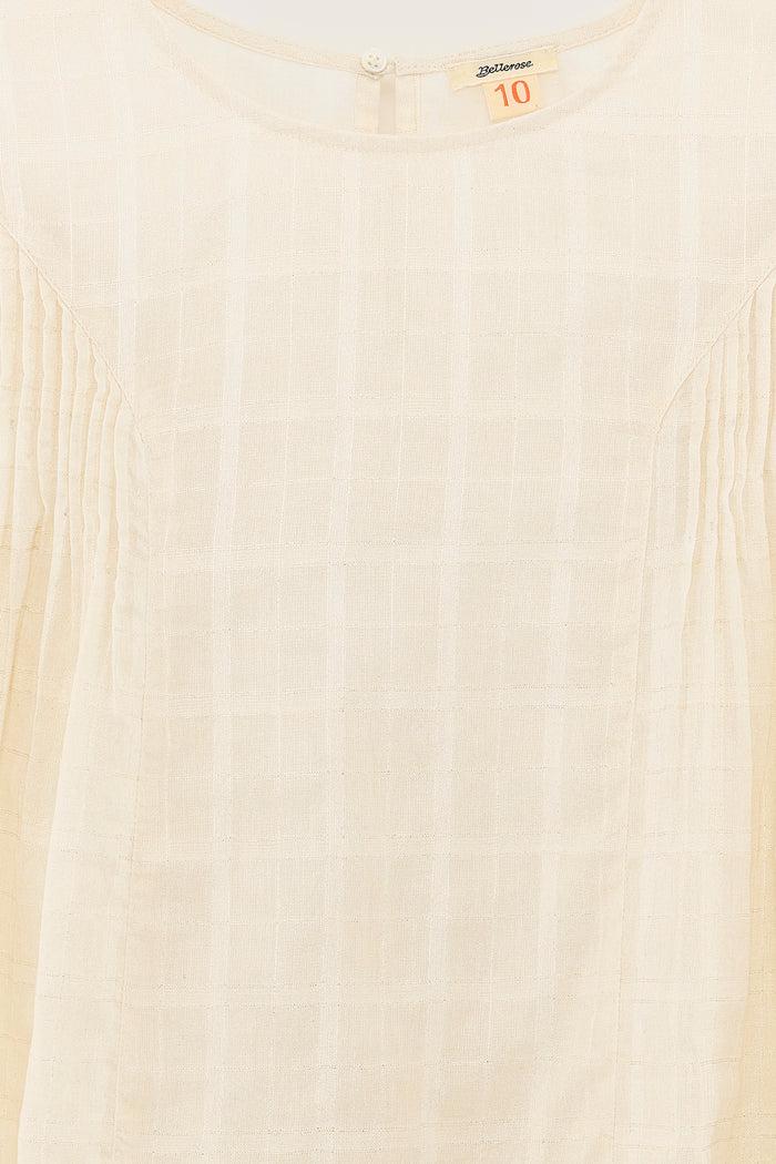 Bellerose Robe Mini Babydoll Dorée Pour Filles