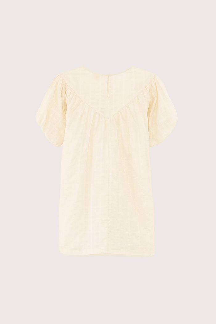 Bellerose Robe Mini Babydoll Dorée Pour Filles