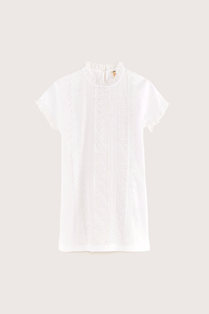 Bellerose Robe Romantique Blanche Pour Filles