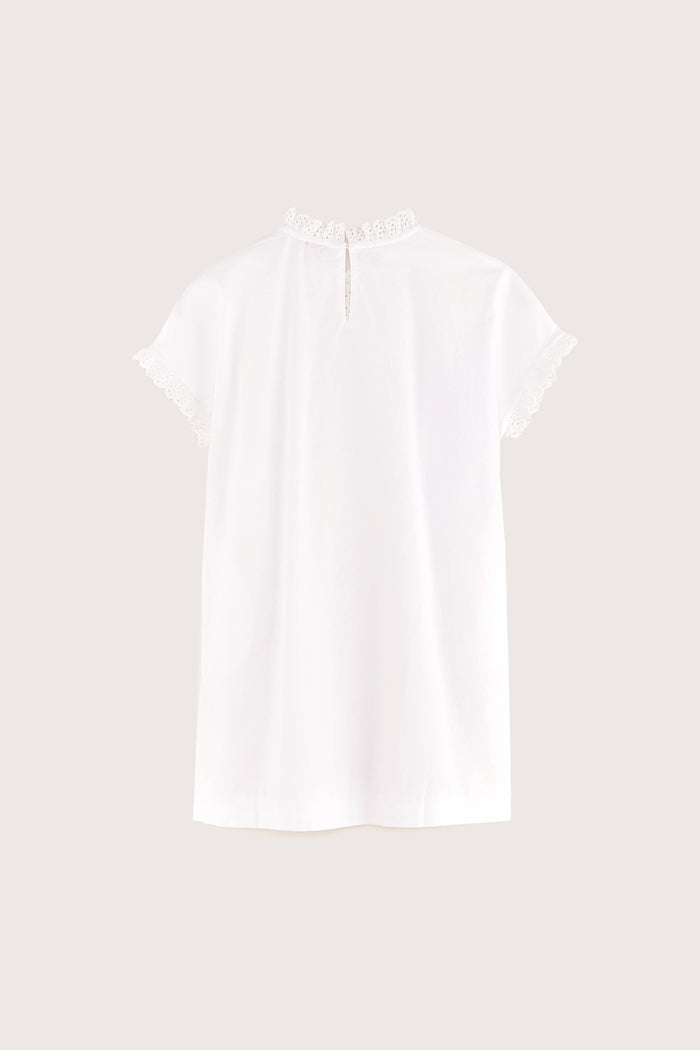 Bellerose Robe Romantique Blanche Pour Filles