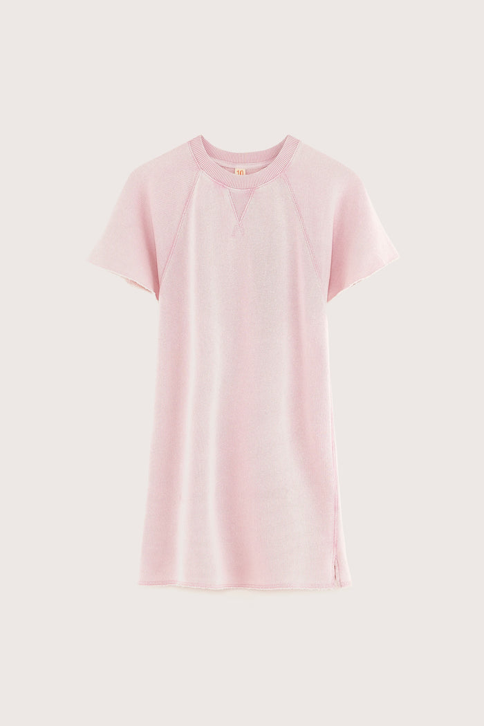 Bellerose Robe Sweatshirt Rose Pour Filles