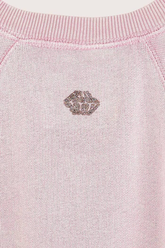 Bellerose Robe Sweatshirt Rose Pour Filles