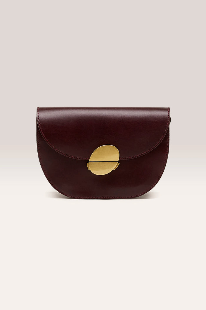 Bellerose Sac à Bandoulière Bordeaux Pour Femmes