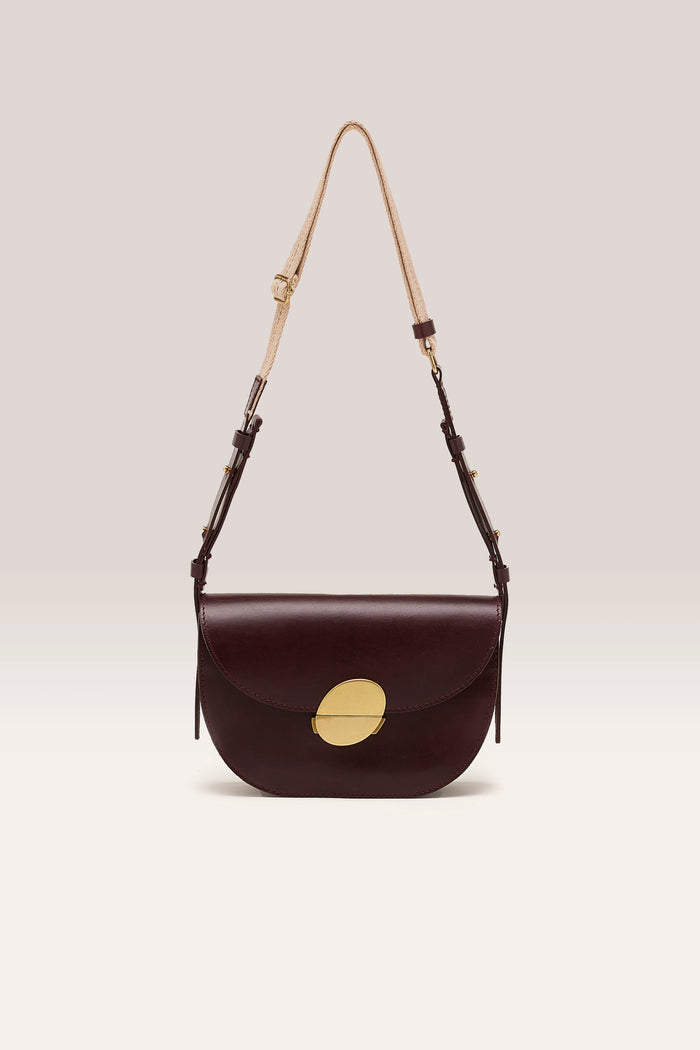 Bellerose Sac à Bandoulière Bordeaux Pour Femmes