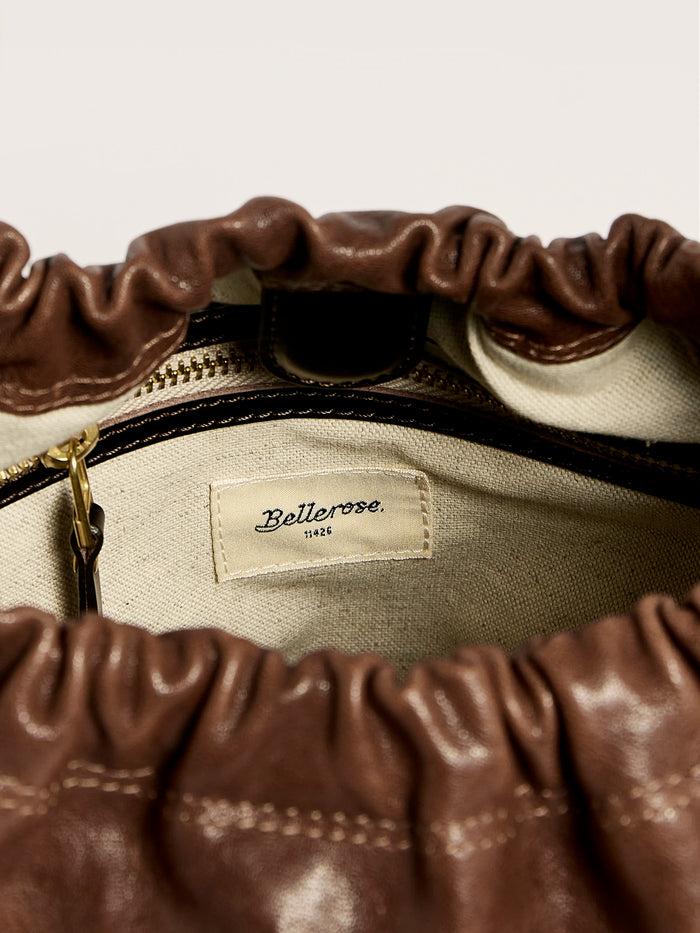 Bellerose Sac à Dos En Cuir Marron Pour Femmes