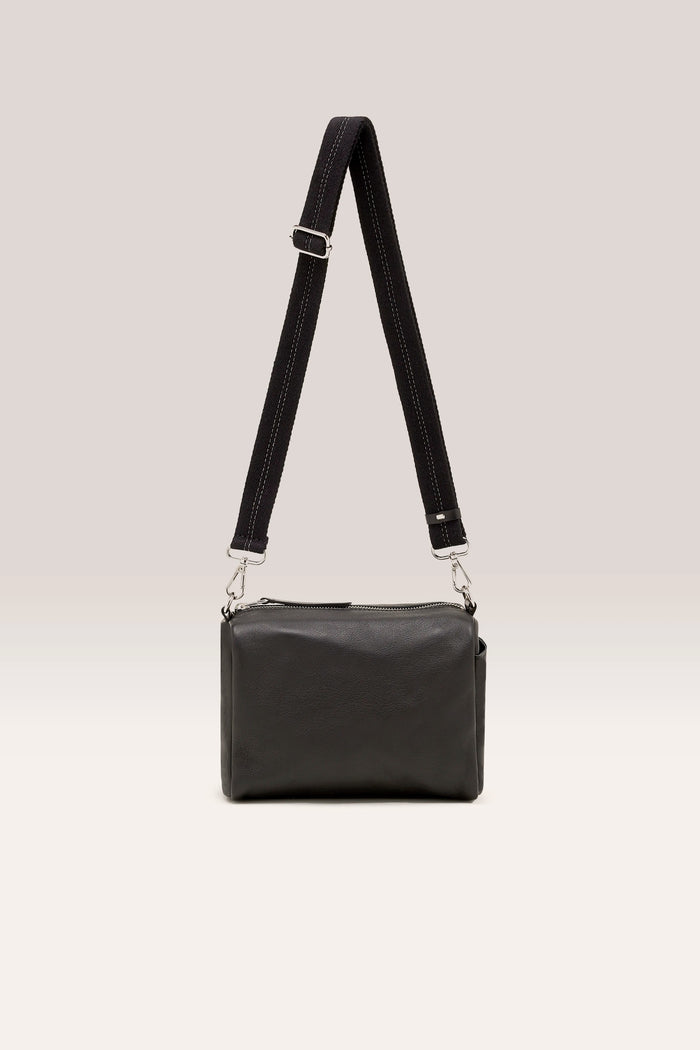 Bellerose Sac Boîte En Cuir Noir Pour Femmes