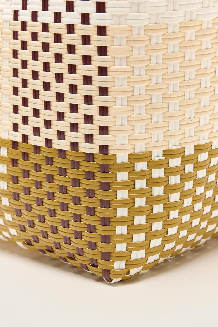 Bellerose Sac De Shopping À Carreaux Pour Femmes