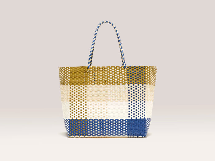 Bellerose Sac De Shopping À Carreaux Pour Femmes