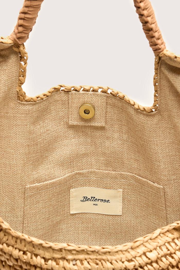 Bellerose Sac De Shopping En Paille Pour Femmes