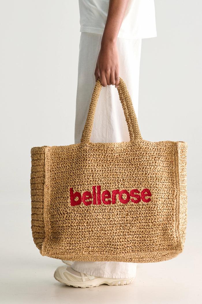 Bellerose Sac De Shopping En Paille Pour Femmes