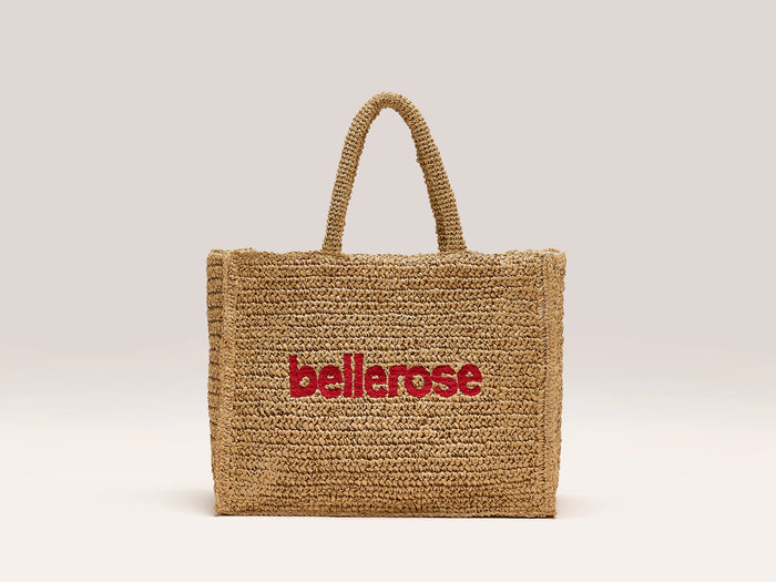 Bellerose Sac De Shopping En Paille Pour Femmes