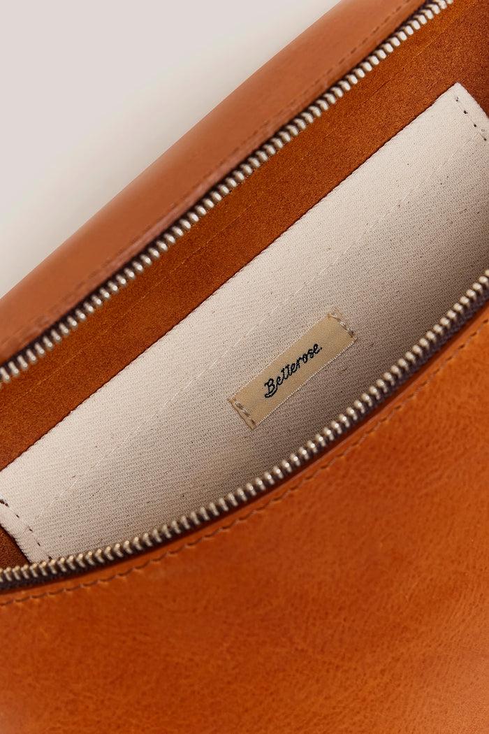 Bellerose Sac En Cuir Noir Pour Homme