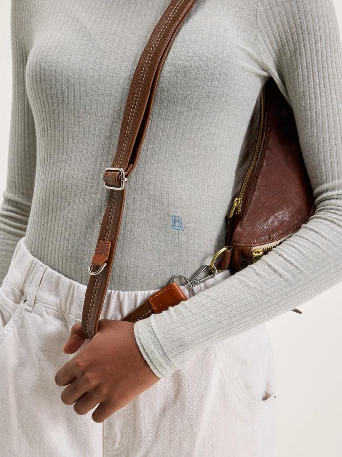 Bellerose Sangle En Cuir Cognac Pour Femmes