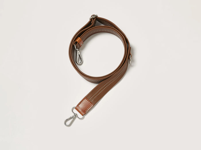 Bellerose Sangle en cuir cognac pour femmes