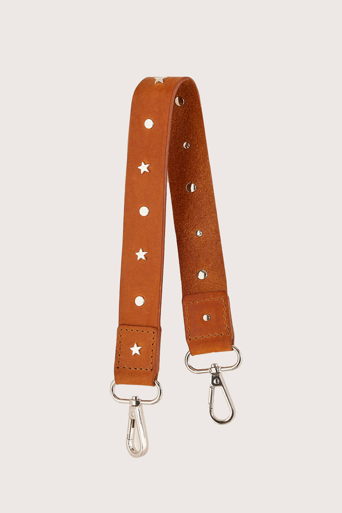 Bellerose Sangle Réglable En Cuir Noir Pour Femmes