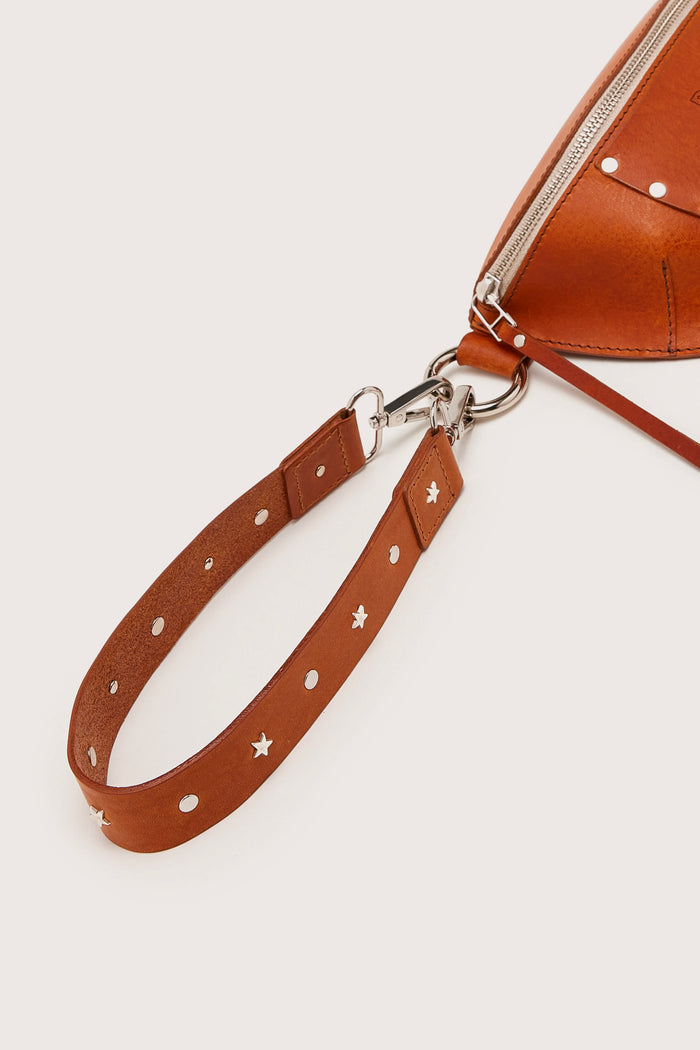 Bellerose Sangle Réglable En Cuir Noir Pour Femmes