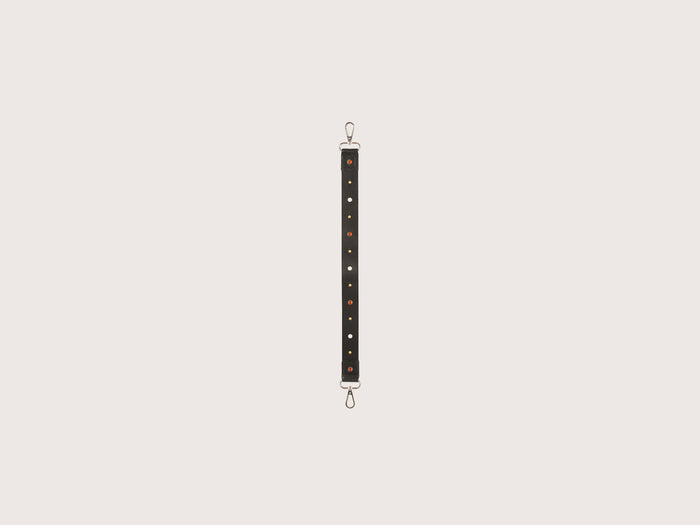 Bellerose Sangle Réglable En Cuir Noir Pour Femmes