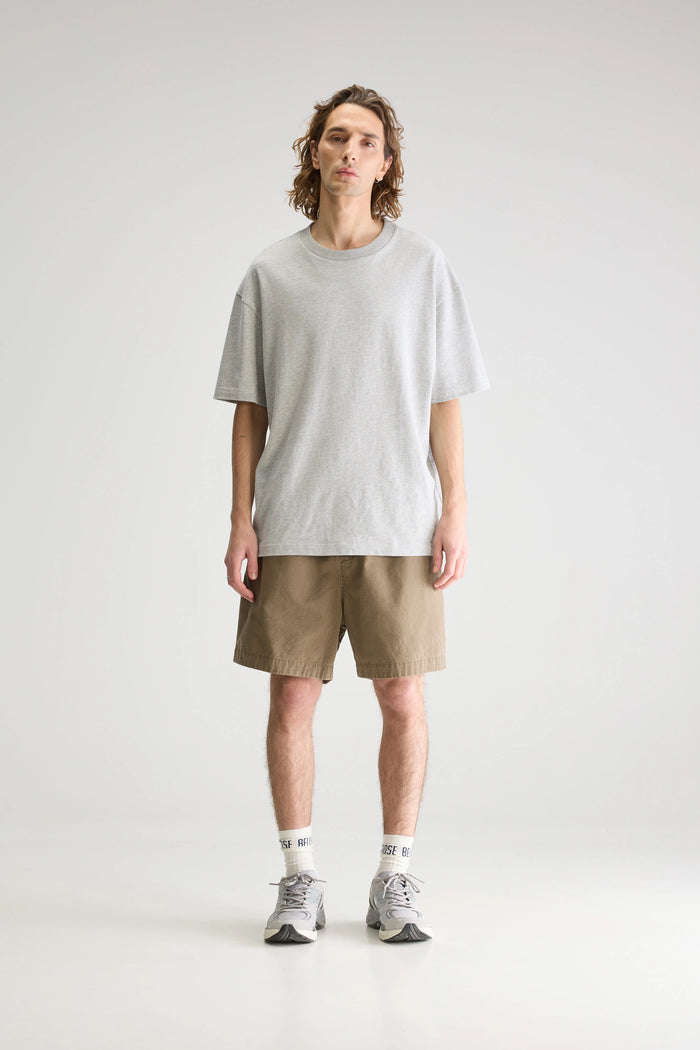 Bellerose Short Ample Gris-vert Pour Homme