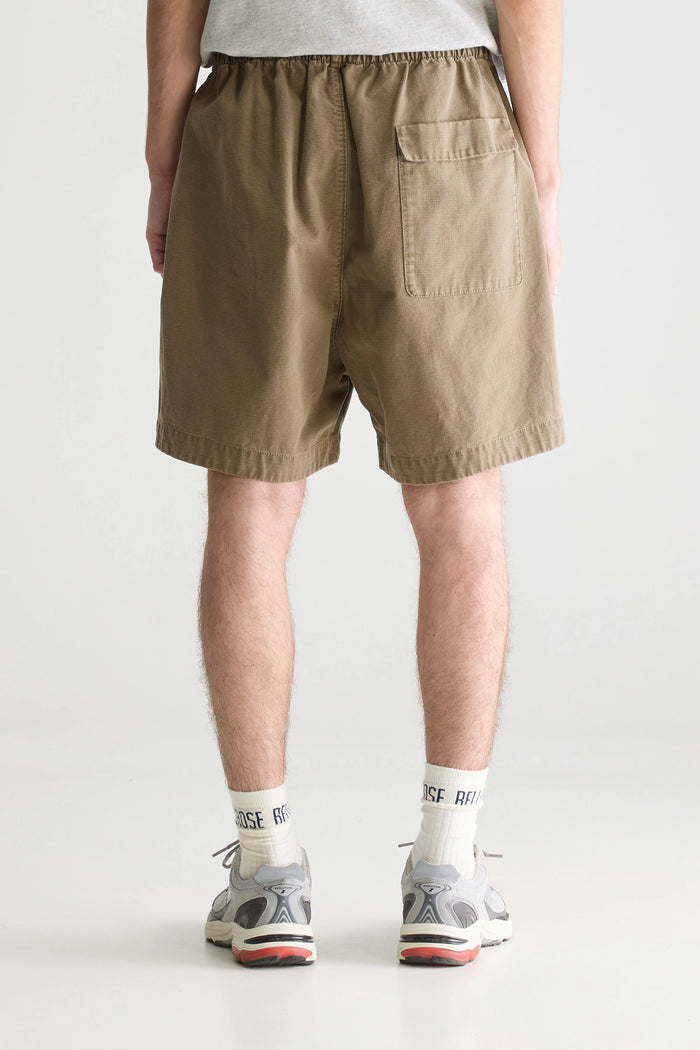 Bellerose Short Ample Gris-vert Pour Homme