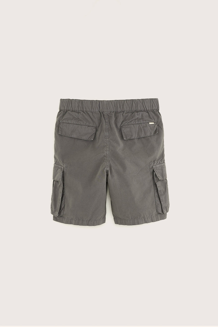 Bellerose Short Cargo Gris Foncé Pour Garçons