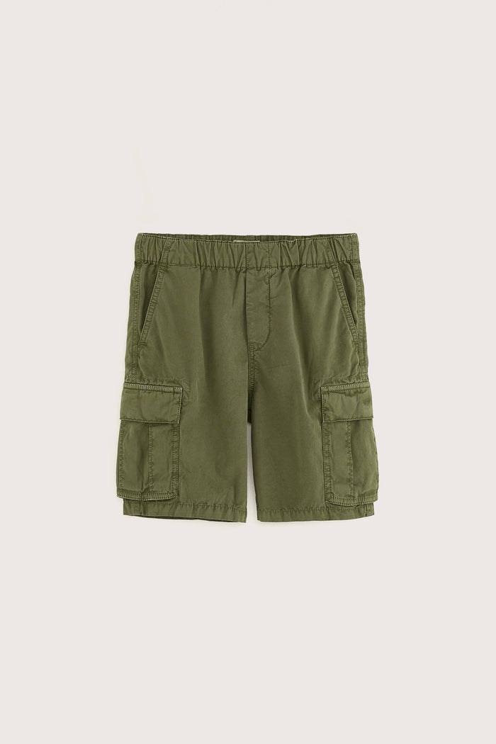 Bellerose Short Cargo Kaki Pour Garçons