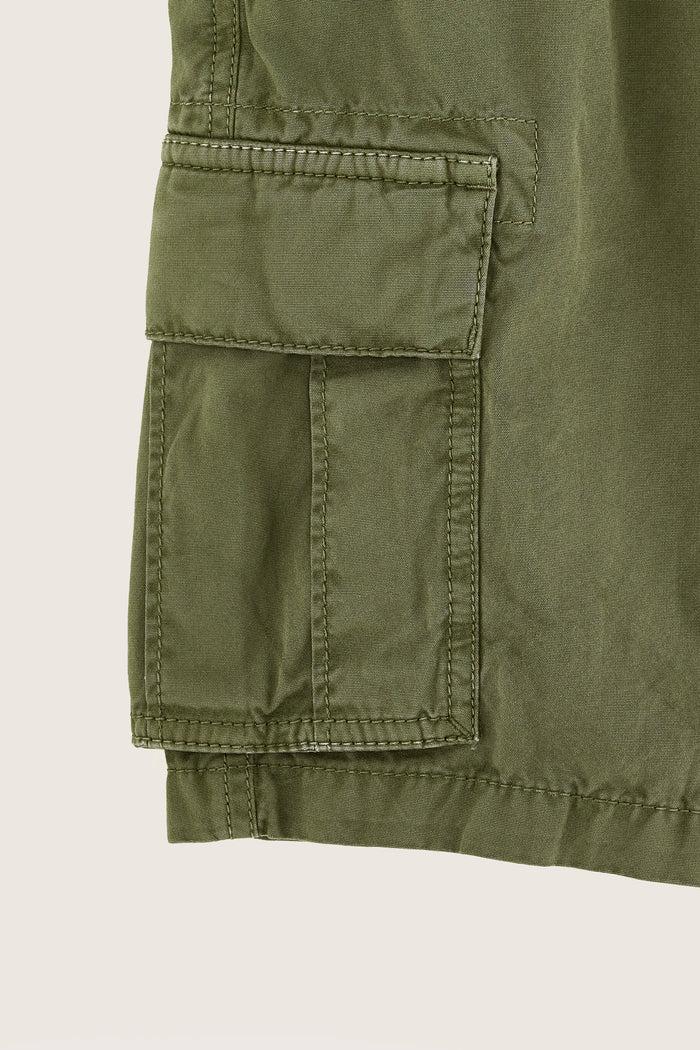 Bellerose Short Cargo Kaki Pour Garçons