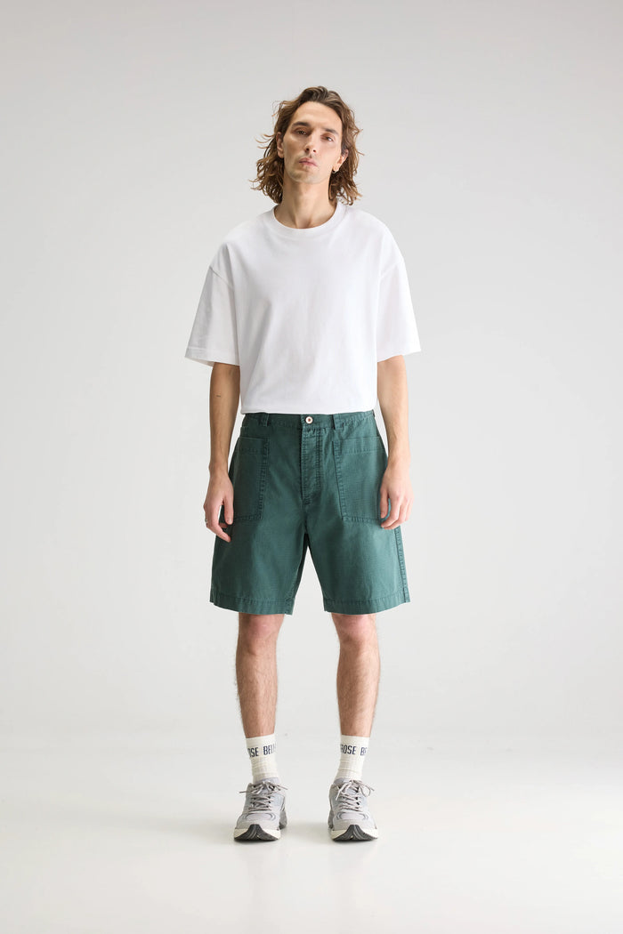 Bellerose Short Chino Vert Pour Homme