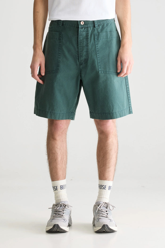Bellerose Short Chino Vert Pour Homme