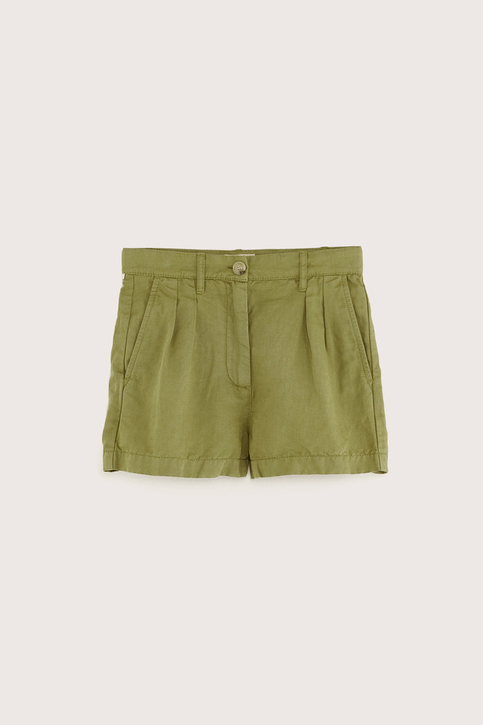 Bellerose Short Classique Kaki Pour Filles