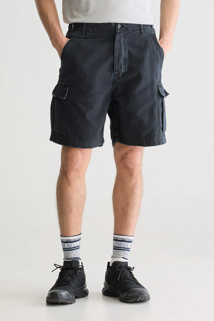 Bellerose Short En Denim Gris Pour Homme