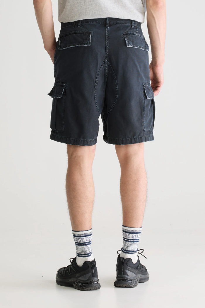 Bellerose Short En Denim Gris Pour Homme